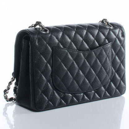 Chanel Caviar Quilted Medium Double Flap Black 3 of 8