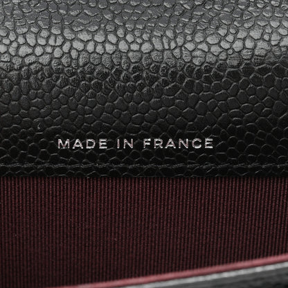 Chanel Caviar Quilted Flap Card Holder Wallet Black 7 of 8