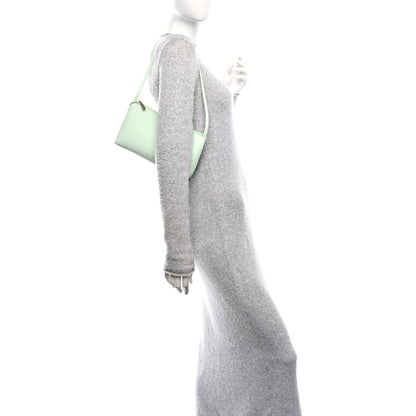 Mansur Gavriel Calfskin Gaia Shoulder Bag Pistachio 2 of 10