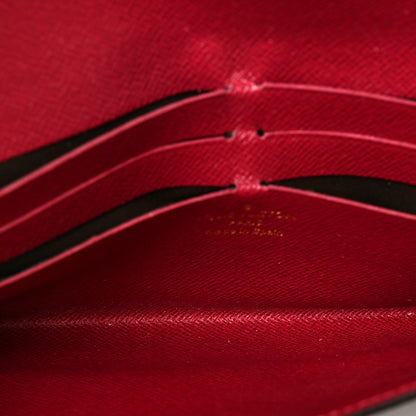 Louis Vuitton Monogram Jeanne Wallet Fuchsia 6 of 7
