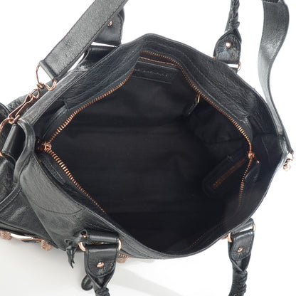 Balenciaga Agneau Giant 21 Rose Gold Hardware Part Time Black 4 of 6
