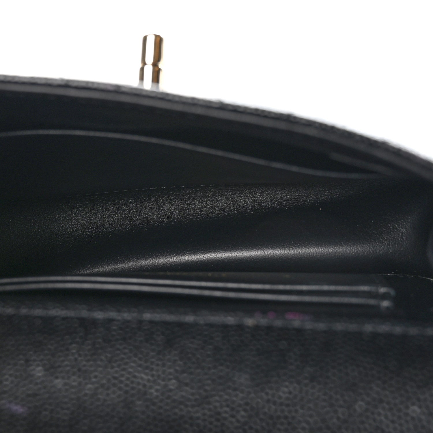 cocochanel_hacchi Chanel Caviar Quilted Coco Handle Clutch With Chain Black 1561460