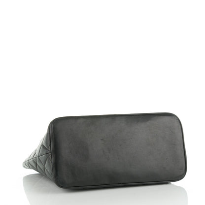 Chanel Lambskin Quilted Medallion Tote Black 4 of 8