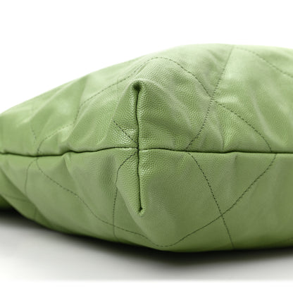 Chanel Shiny Caviar Quilted Chanel 22 Green 8 of 9