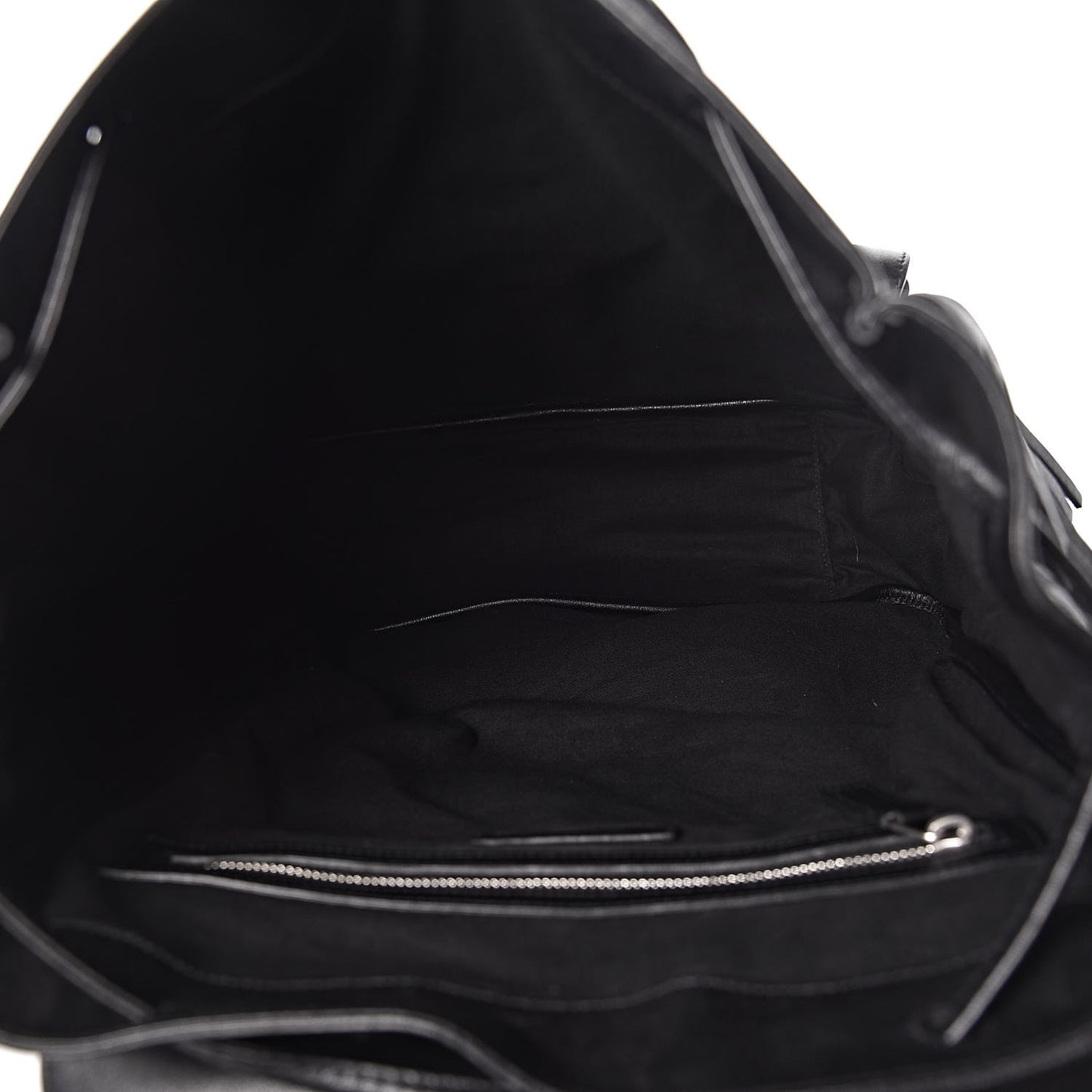 Calfskin Fringe Festival Backpack Black