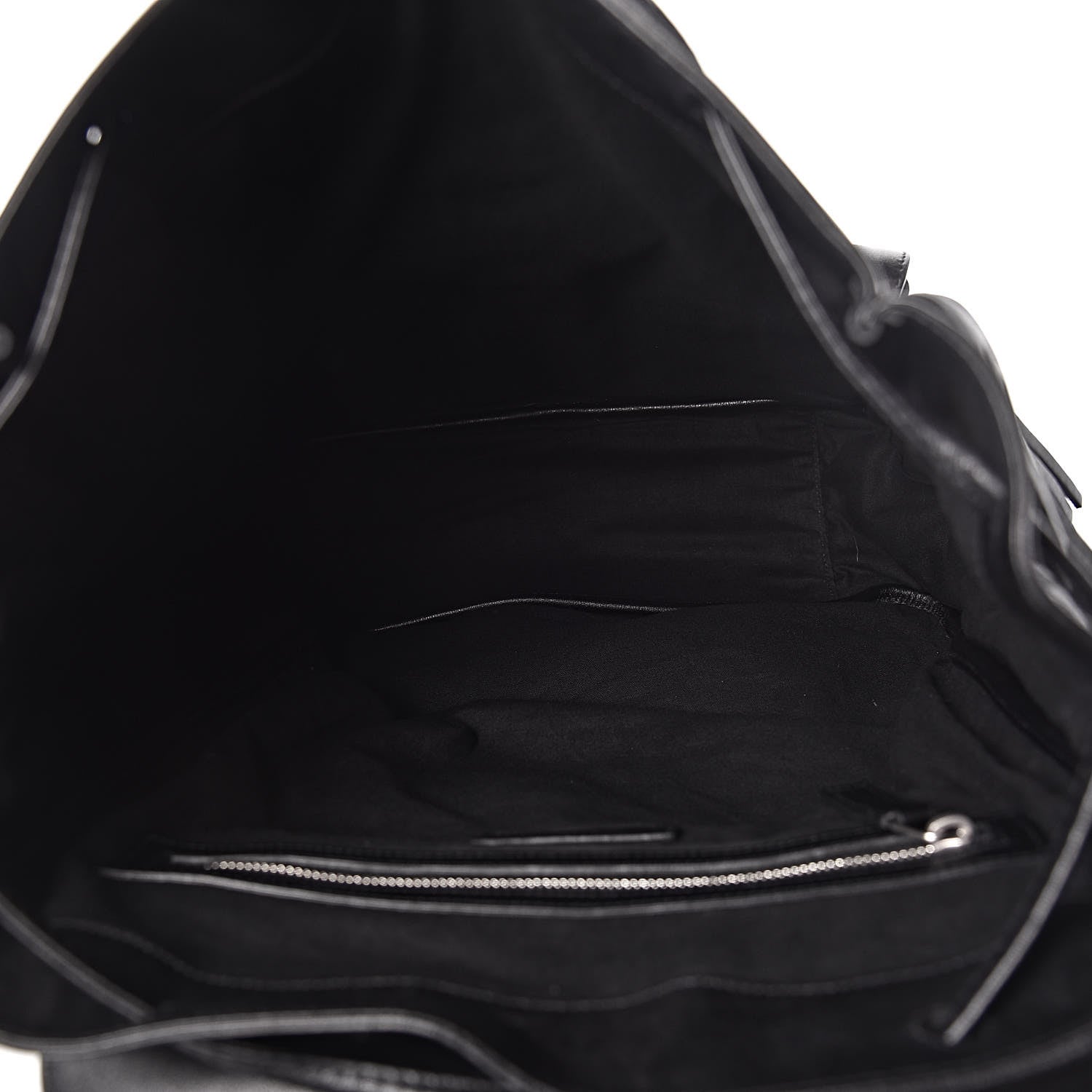 Saint Laurent Calfskin Fringe Festival Backpack Black 5 of 10