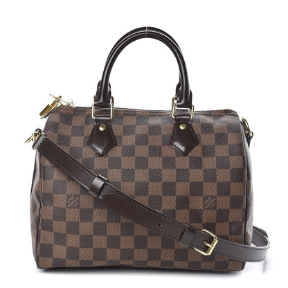 Louis Vuitton Damier Ebene Speedy Bandouliere 25 1 of 10