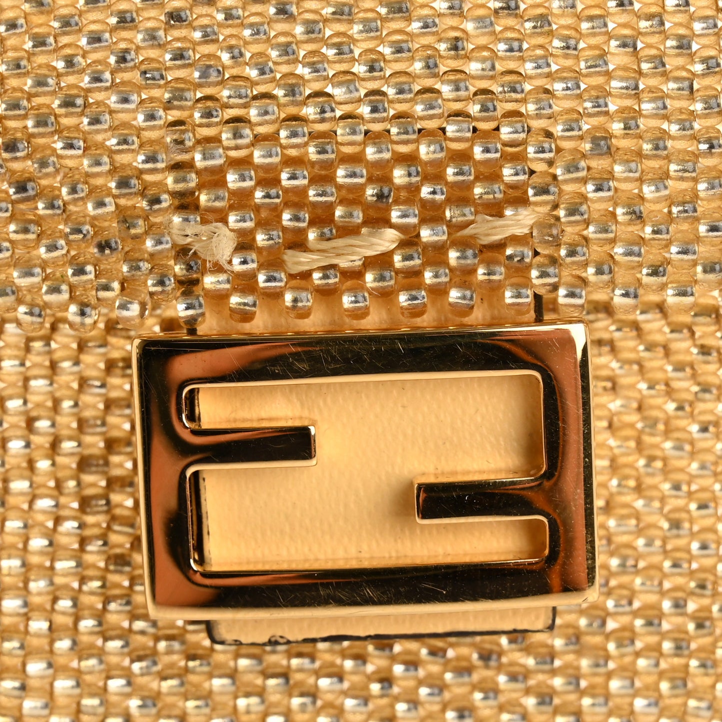 Glass Vitello King Beaded Mini Pico Baguette Charm Semolino