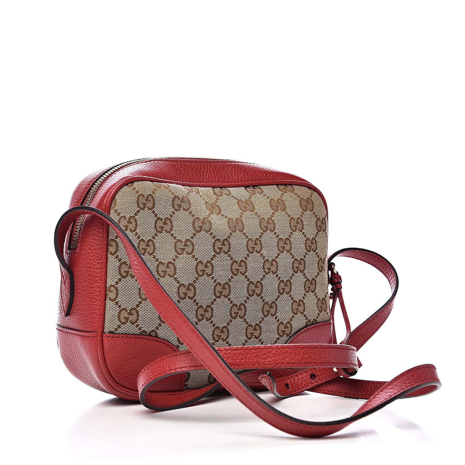 Gucci Monogram Mini Bree Messenger Bag Red 3 of 11