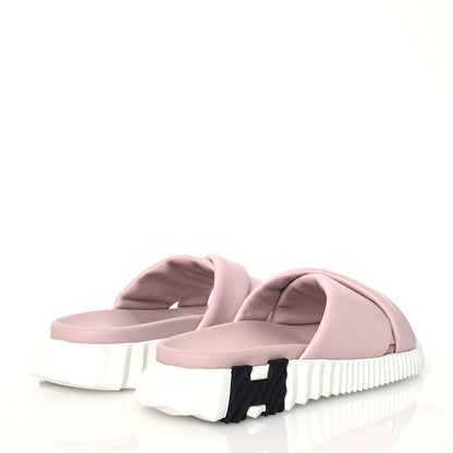 Hermes Nappa Womens Infra Sandals 36 Rose Porcelaine 4 of 11