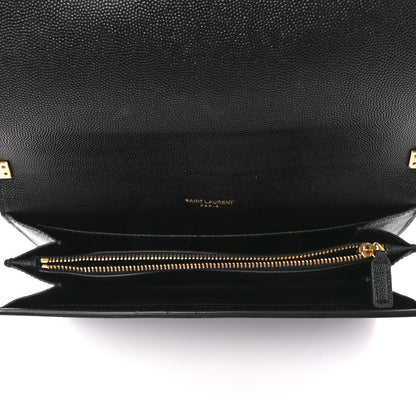 Saint Laurent Grain de Poudre Mini Uptown Crossbody Bag Black 5 of 11