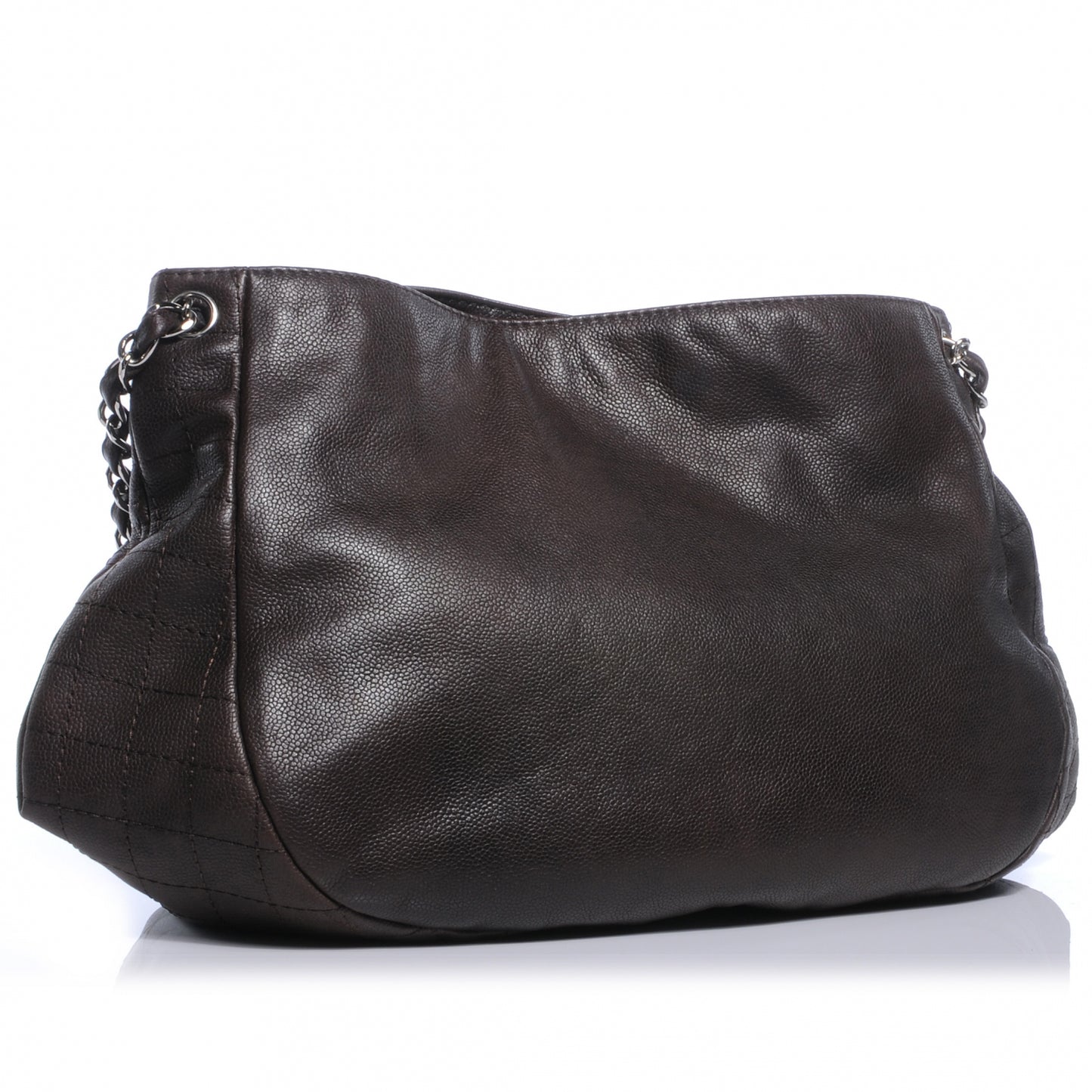 Caviar Timeless Shoulder Bag Brown