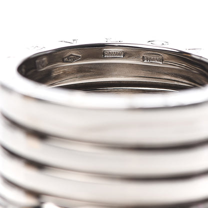 Bulgari 18K White Gold B.Zero1 Four-Band Ring 56 7.5 4 of 4