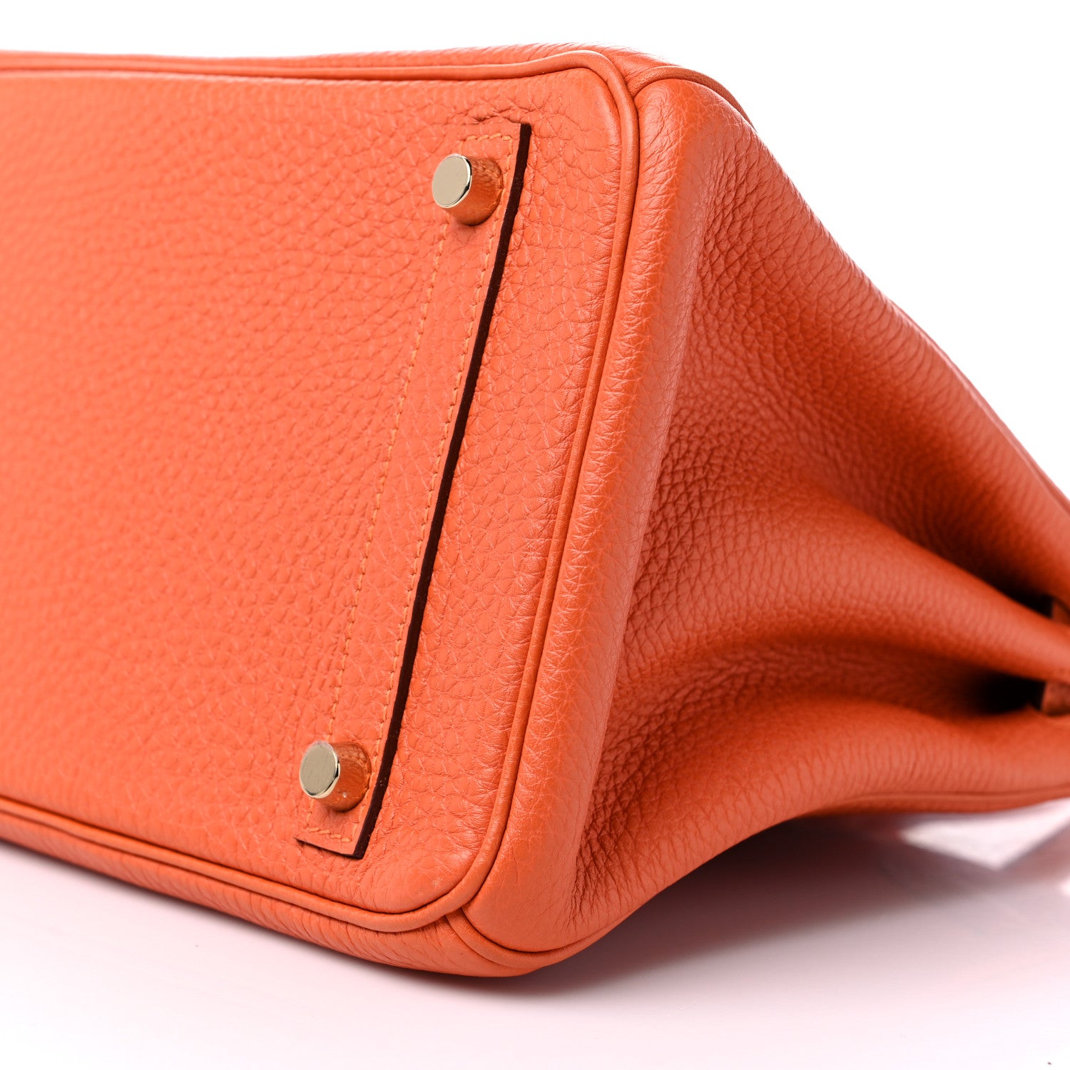 Hermes Togo BIRKIN 30 Orange 9 of 9