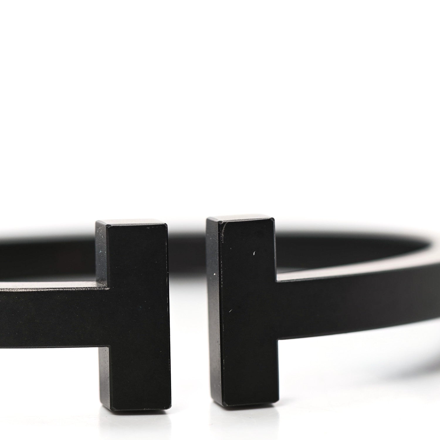 Tiffany Black-Coated Stainless Steel T Square Bracelet 6 of 6