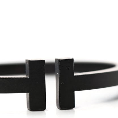 Tiffany Black-Coated Stainless Steel T Square Bracelet 6 of 6