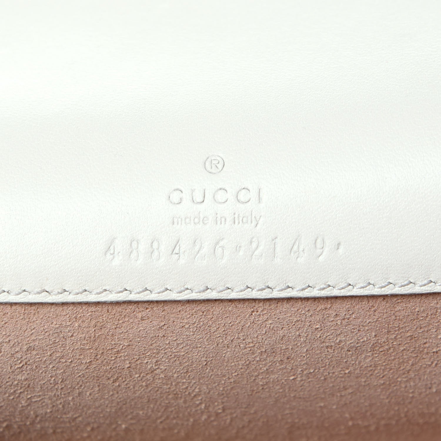 Gucci Calfskin Matelasse GG Marmont Mini Bag White 6 of 9