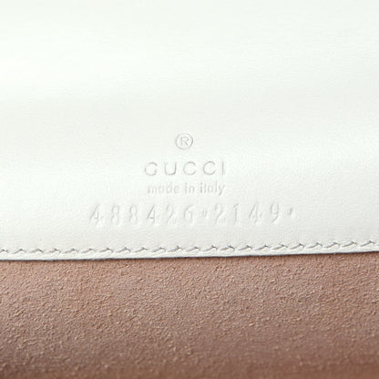 Gucci Calfskin Matelasse GG Marmont Mini Bag White 6 of 9