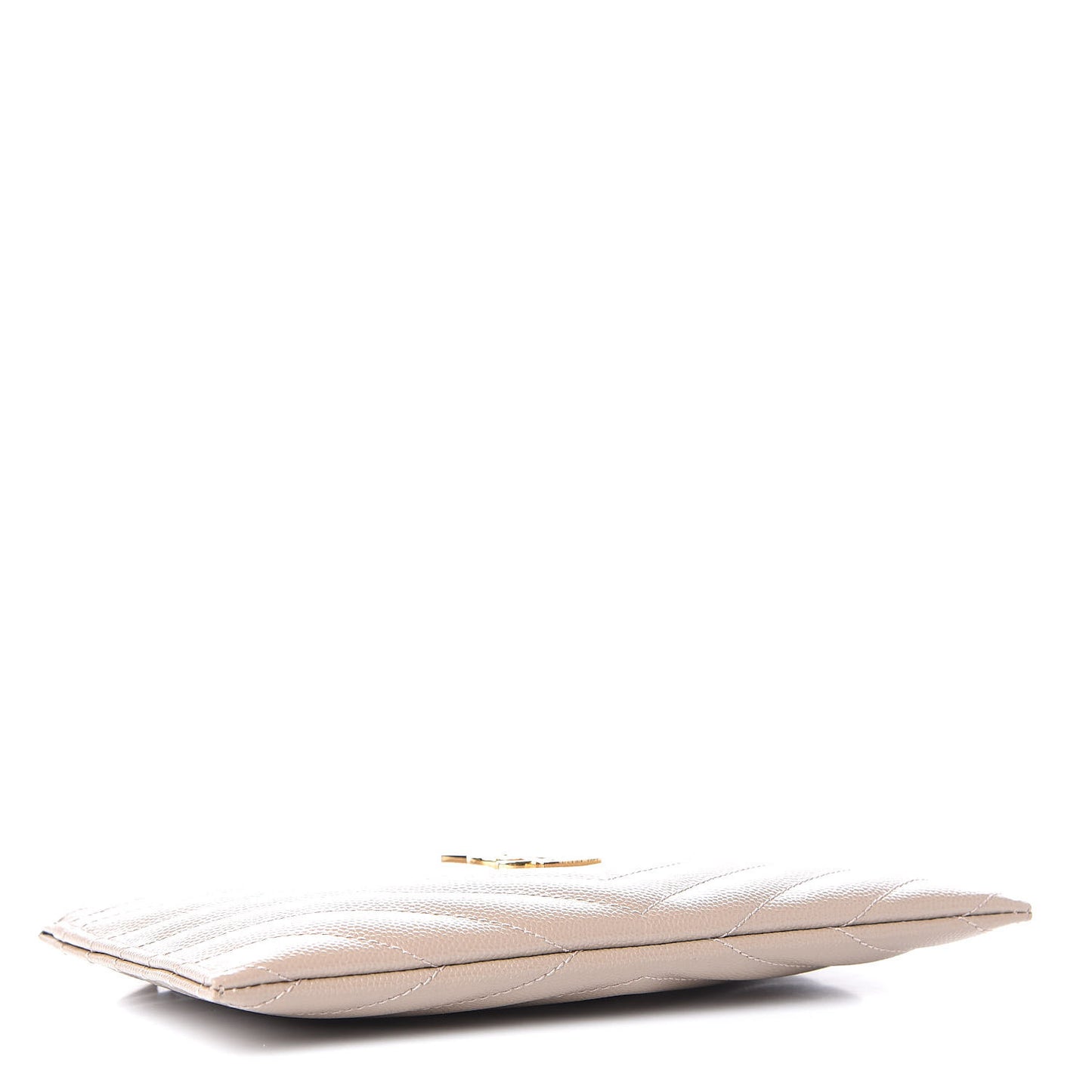 Grain De Poudre Chevron Monogram Bill Pouch Rose Poudre