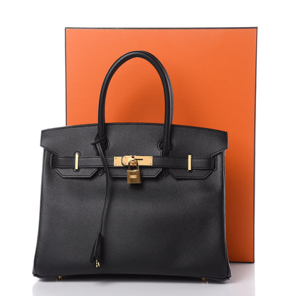 Hermes Epsom Birkin 30 Black 30 of 30