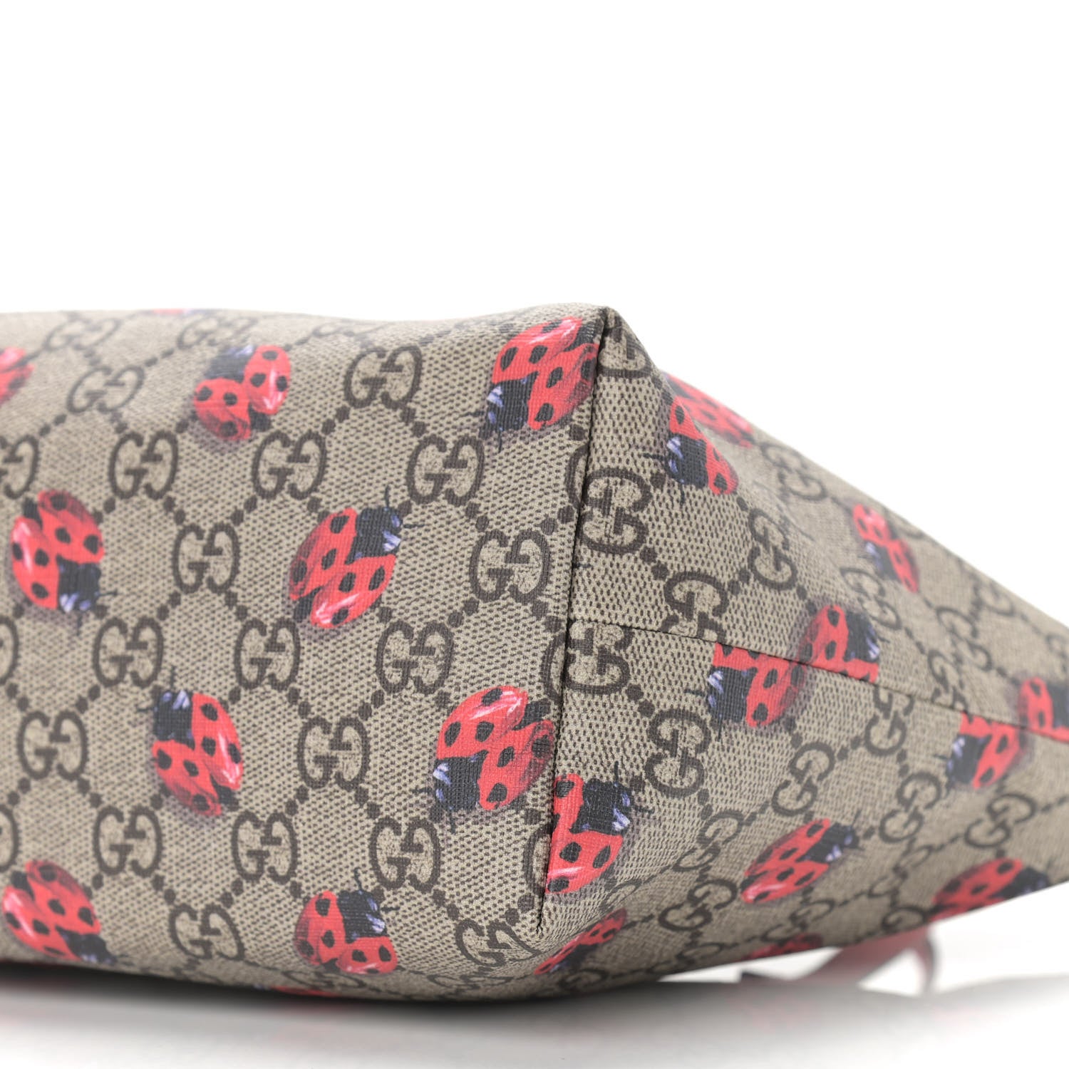 Gucci GG Supreme Monogram Childrens Ladybug Tote Red 11 of 11