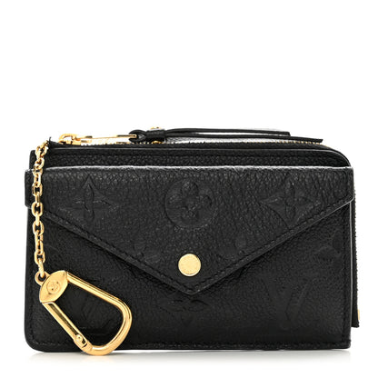 Louis Vuitton Empreinte Recto Verso Card Holder Black 1 of 8