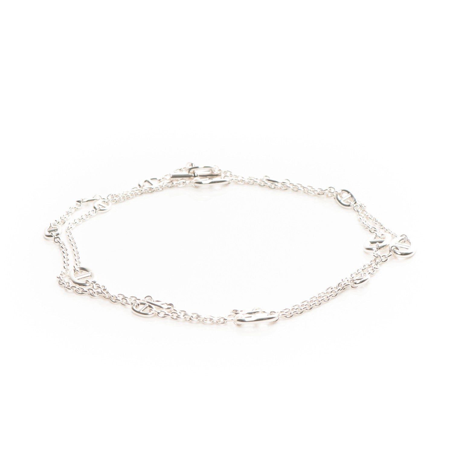 Hermes Sterling Silver Farandole Necklace 120 5 of 5