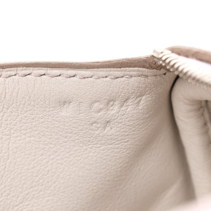 Hermes Taurillon Clemence Verso Mini Lindy 20 Mauve Pale Mushroom 7 of 11