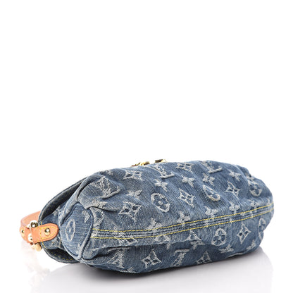 Louis Vuitton Monogram Denim Mini Pleaty Blue 4 of 10
