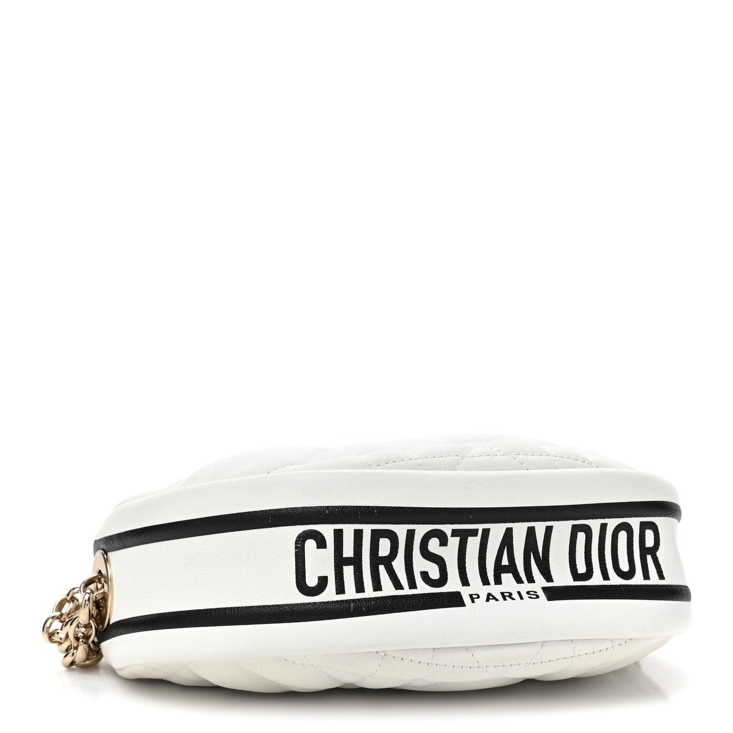 Christian Dior Lambskin Cannage Small Dior Vibe Hobo Bag White 4 of 12