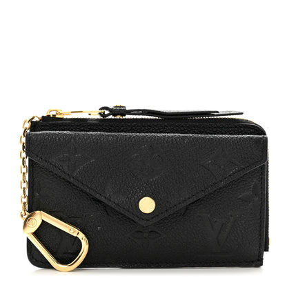 Louis Vuitton Empreinte Recto Verso Card Holder Black 1 of 6