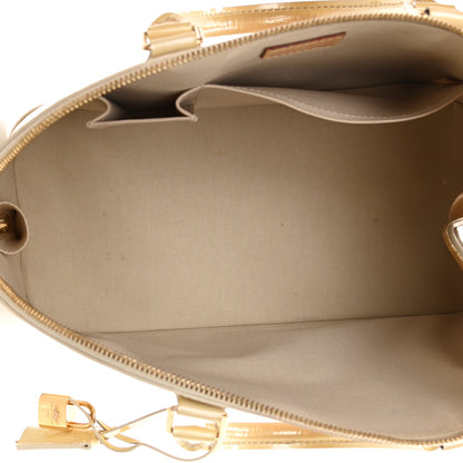 Louis Vuitton Vernis Alma GM Blanc Corail 5 of 18