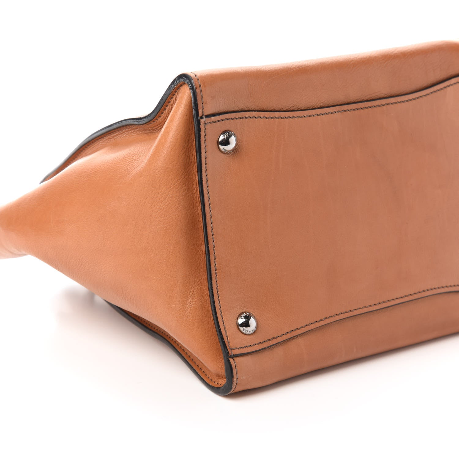 Prada Glace Calf Twin Pocket Tote Naturale 6 of 10