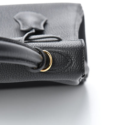 Hermes Togo Kelly Retourne 25 Black 8 of 40