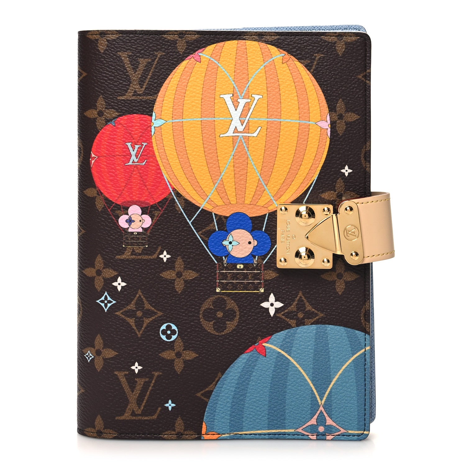 Louis Vuitton Monogram 2022 Christmas Animation Paris Vivienne Balloon Notebook Cover 1 of 6