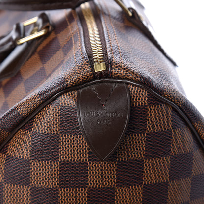 Louis Vuitton Damier Ebene Speedy 30 7 of 9