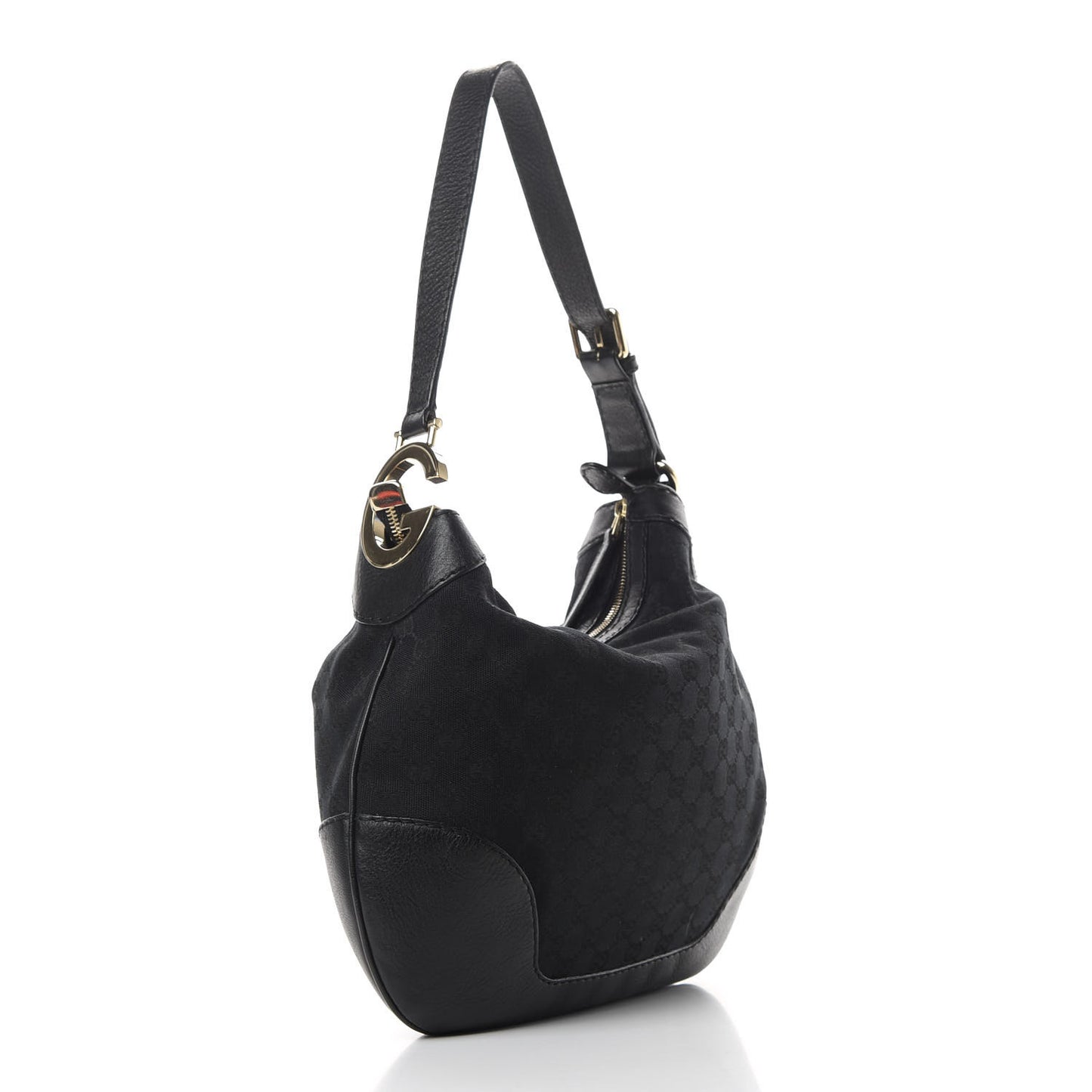 Monogram Medium Charlotte Hobo Black