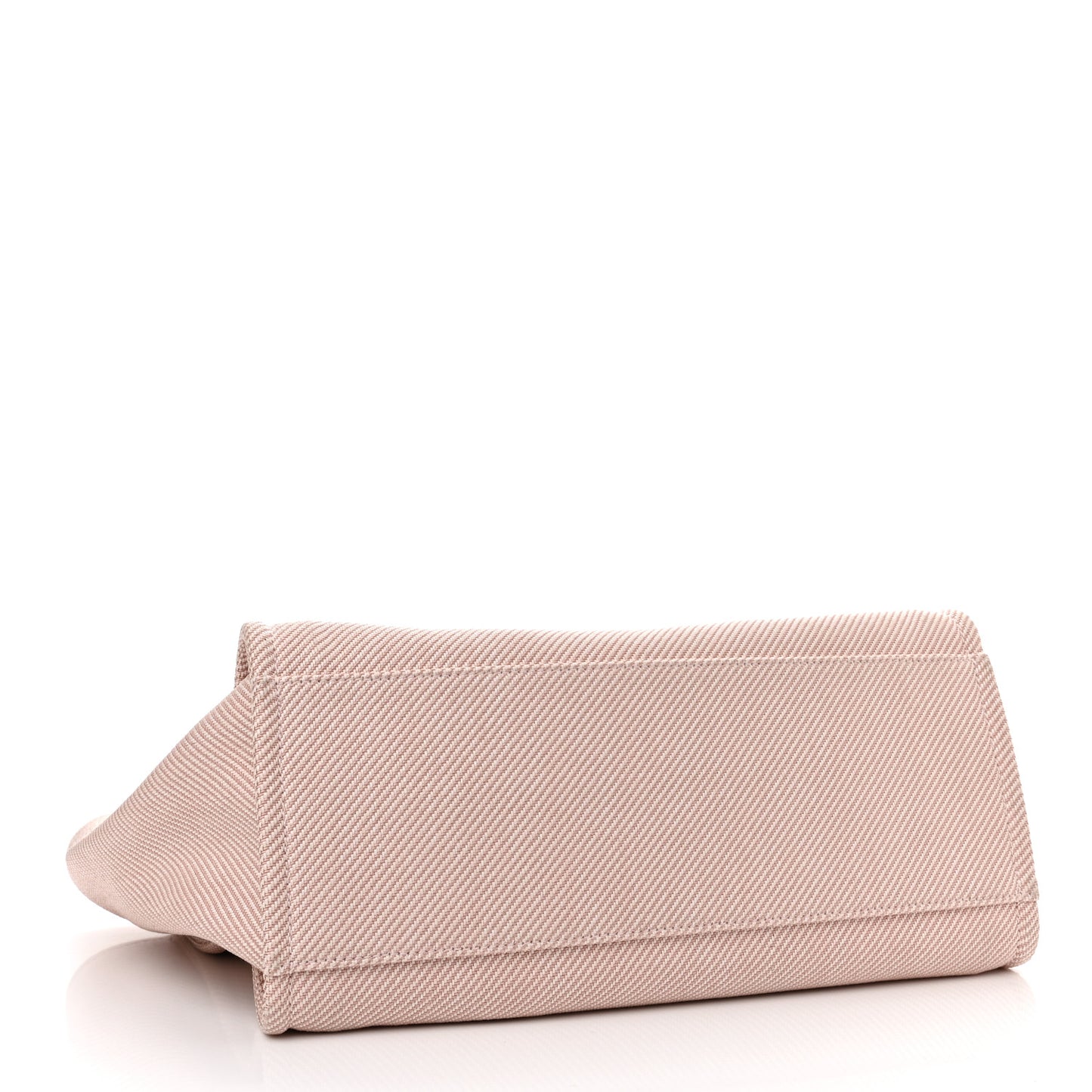 Mixed Fibers Calfskin Medium Deauville Tote Beige