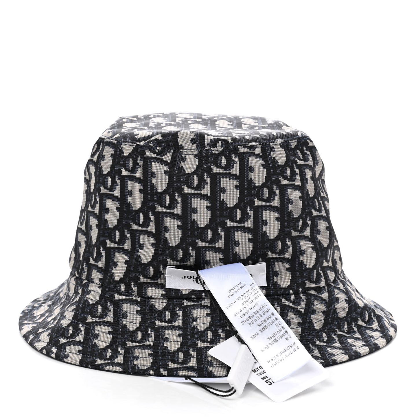 Oblique Reversible Teddy-D Brim Bucket Hat 57 Black