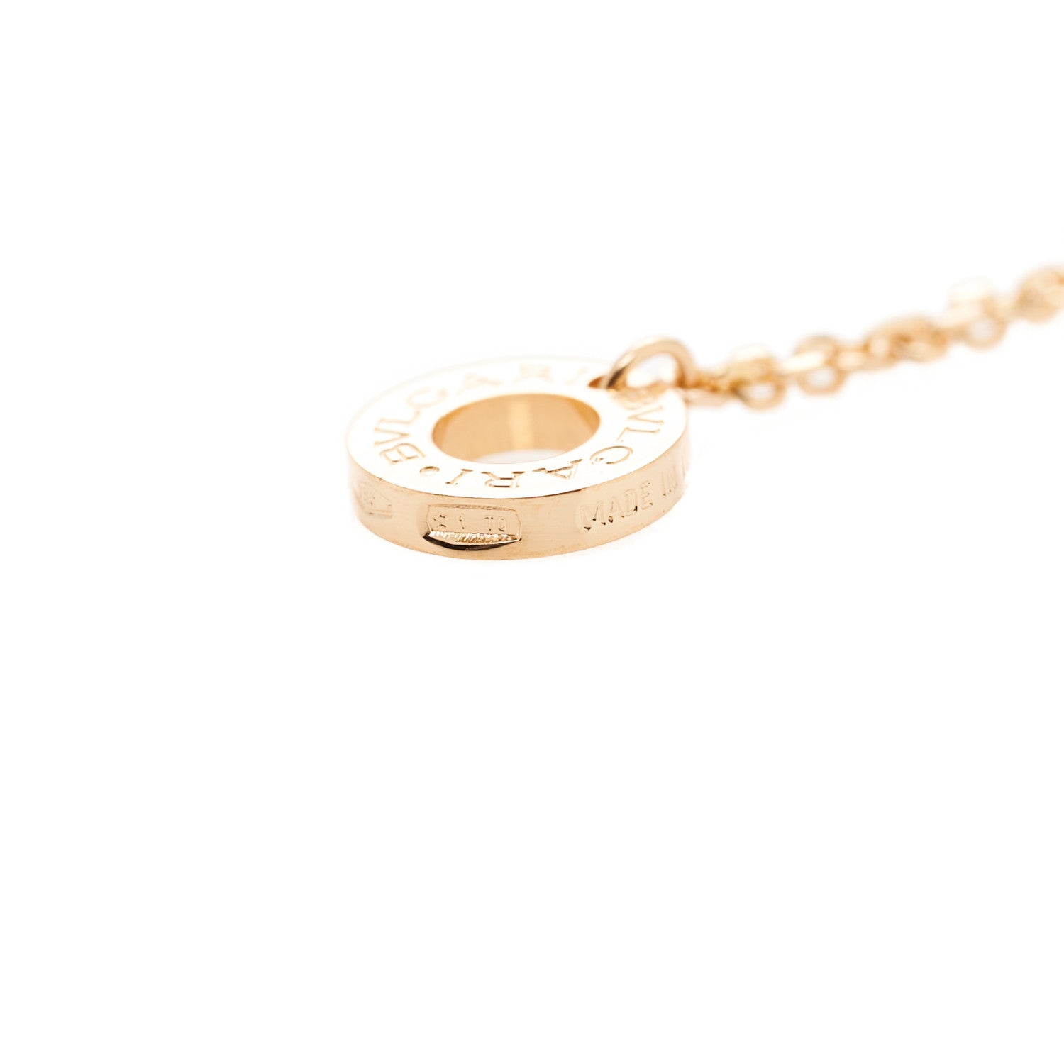 Bulgari 18K Rose Gold Diamond Black Onyx Divas' Dream Pendant Necklace 7 of 9