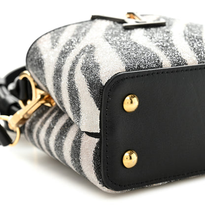 Louis Vuitton Swarovski Calfskin Capucines Mini Zebra 8 of 9