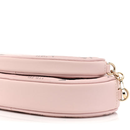 MCM Visetos Small Aren Multifunction Crossbody Pouch Powder Pink 9 of 10