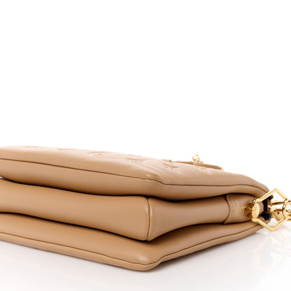 Louis Vuitton Lambskin Embossed Monogram Coussin PM Camel 12 of 12