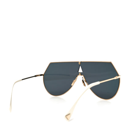 Fendi Metal Mirrored Eyeline Sunglasses FF 0193/S Black Rose Gold 4 of 7