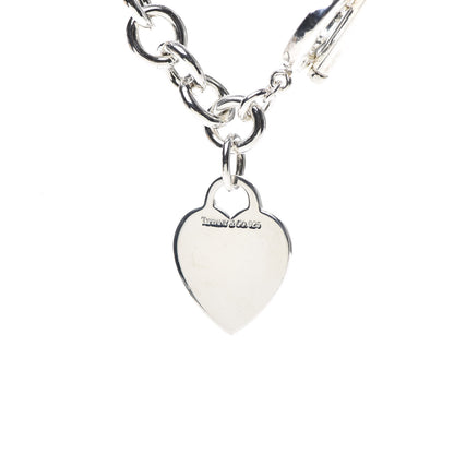 Tiffany Sterling Silver Heart Tag Toggle Necklace 4 of 4