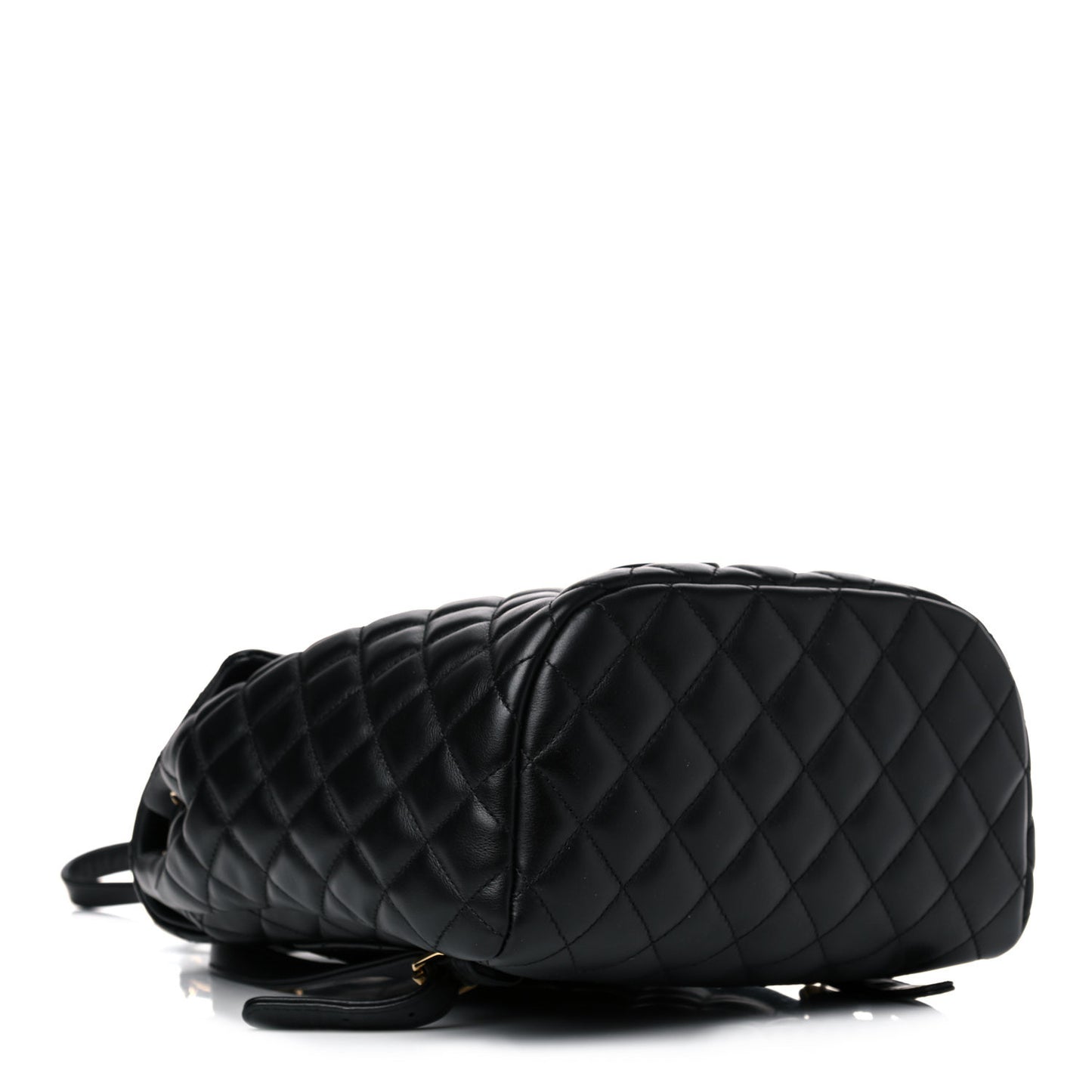 Lambskin Quilted Small Urban Spirit Backpack Black