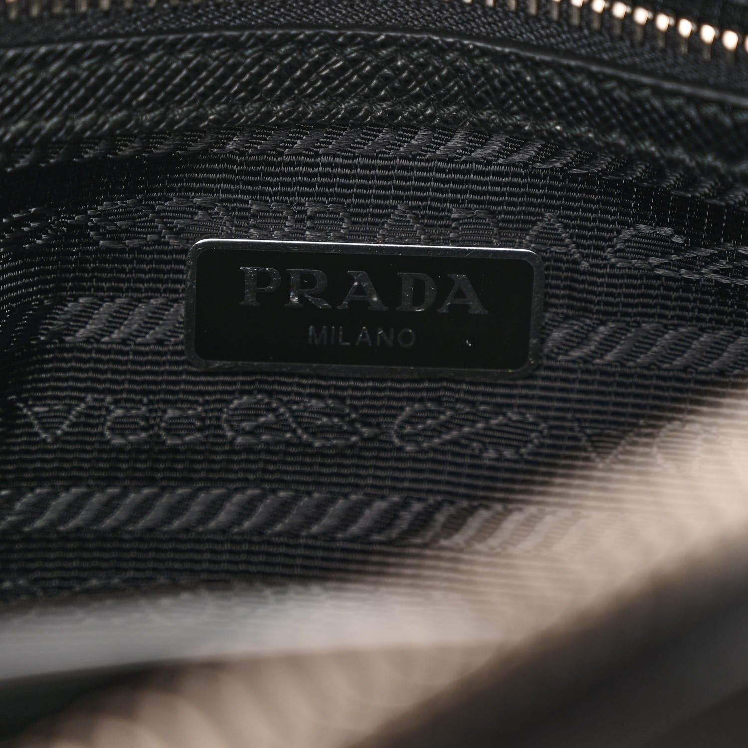 Prada Nylon Saffiano Re-Edition 2005 Top Handle Crossbody Bag Black 6 of 9