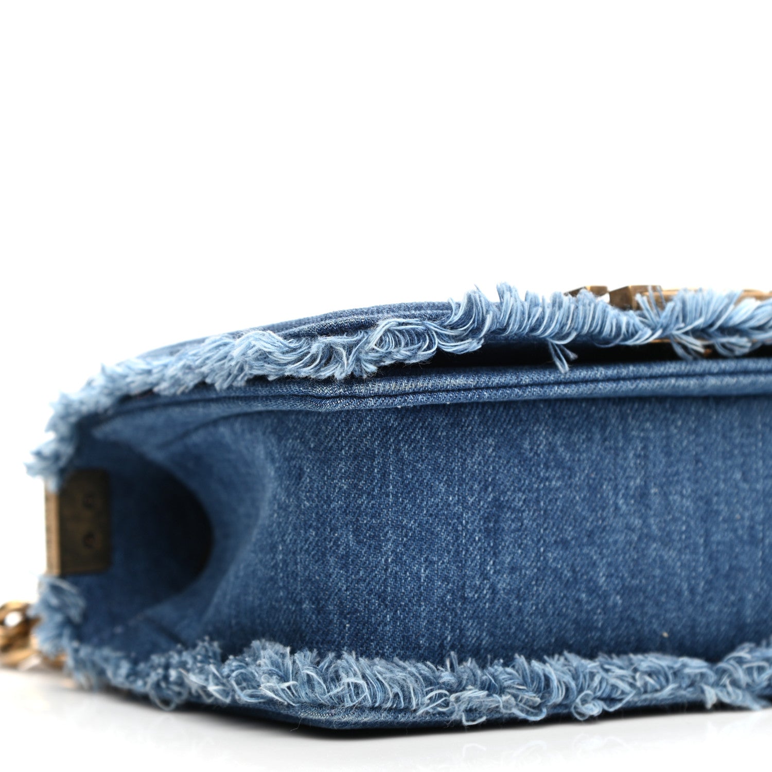 Chanel Denim Patchwork Small Boy Flap Blue 9 of 10
