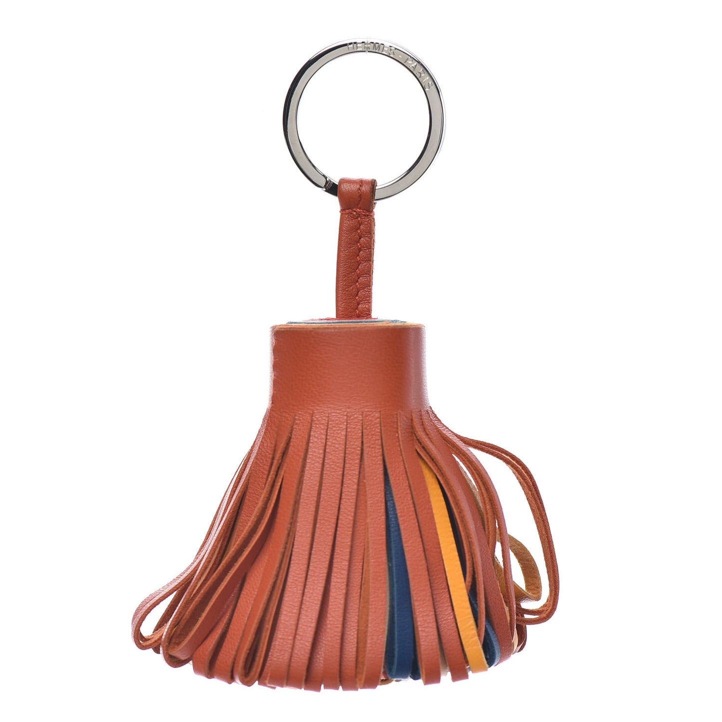 Lambskin Carmen Tassel Key Holder Cornaline Jaune D'Or Bleu Orange Pale Rose Rouge