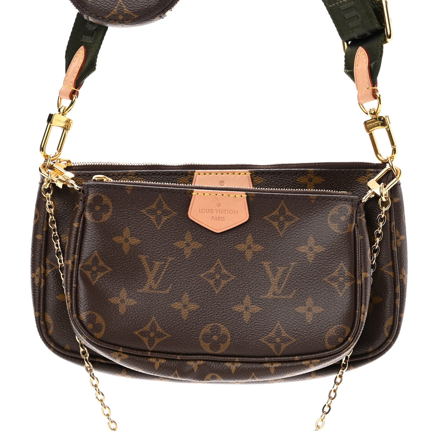 Louis Vuitton Monogram Multi Pochette Accessories Kaki 9 of 11